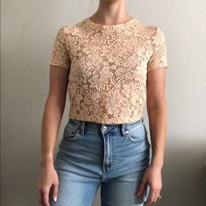Zara Lace Crop top